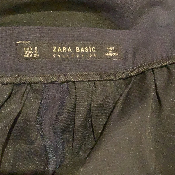 COPY - ZARA Navy Blue Skirt with Stripes - Picture 2 of 2